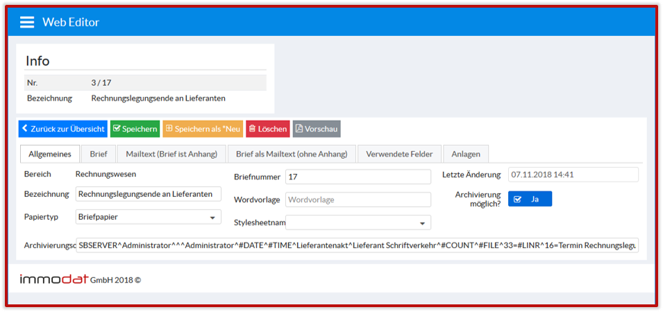 Korrespondenz Briefe, Verträge, Postausgangsbuch